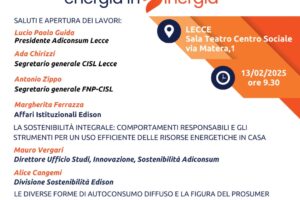 ENERGIA IN SINERGIA – Insieme per una transizione energetica sostenibile ed inclusiva