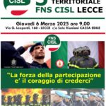 V Congresso FNS Cisl Lecce